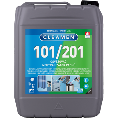 CLEAMEN 101/201 Neutralizátor pachov s vôňou na všetky povrchy 5 l