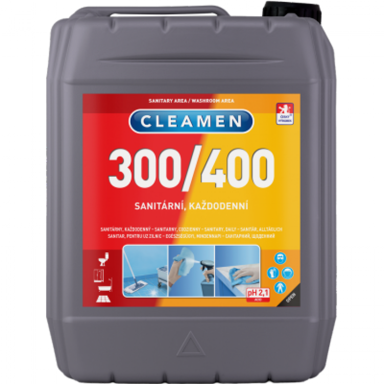 CLEAMEN 300/400 Čistiaci prostriedok na údržbu sanity s príjemnou vôňou 5 l