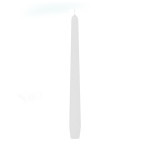 Sviečka kónická 245 mm Biela / bal. 10 ks