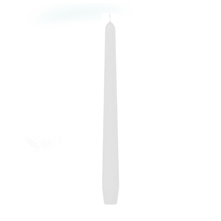 Sviečka kónická 245 mm Biela / bal. 10 ks