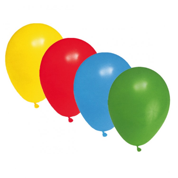 Balóniky L Farebný mix / bal. 10 ks