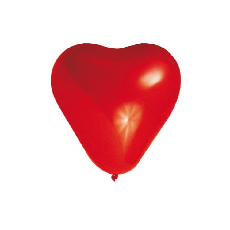 Balóniky L Srdce červené / bal. 5 ks