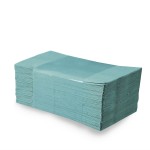 Papierové uteráky skladané ZZ 25x23 cm Zelené