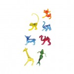 Dekoračné figúrky plastové Mix 7 druhov / bal. 100 ks