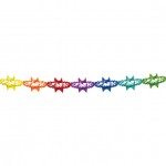 Girlanda papierová 4 m, pr. 17 cm