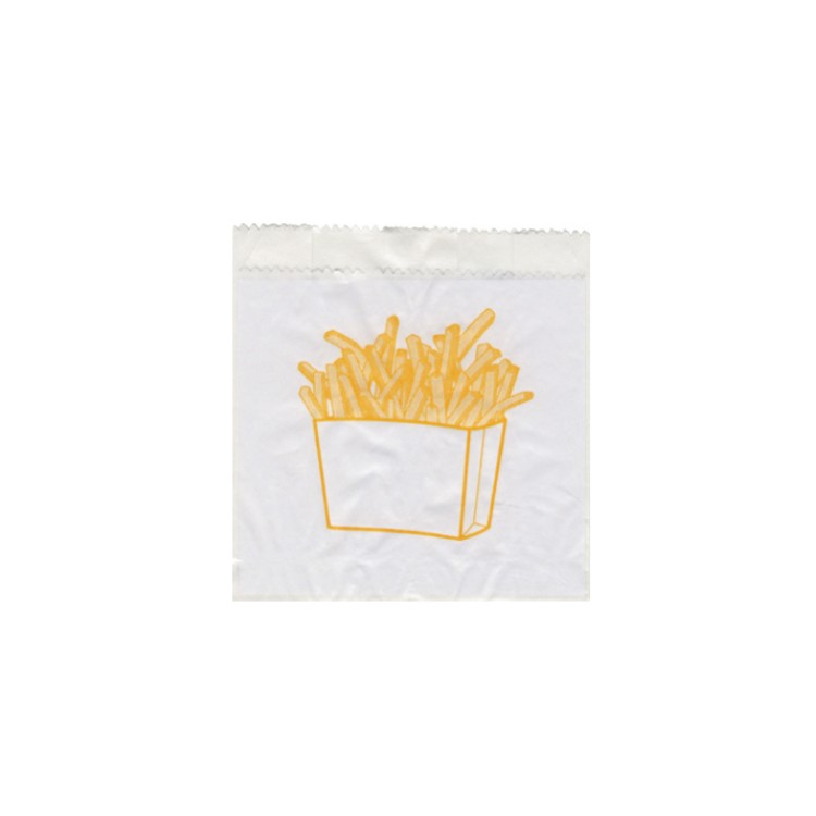 Vrecko papierové na hranolky 10+5x11 cm / bal. 300 ks