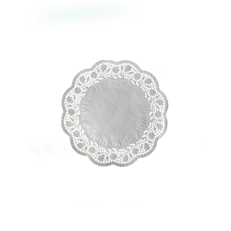 Krajka tortová okrúhla pr. 10 cm Biela / bal. 500 ks