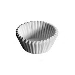 Košíček na zákusky pr. 45x25 mm Biely / bal. 1000 ks