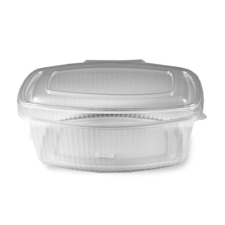 Miska PP oválna s viečkom 2000 ml Priehľadná / bal. 25 ks