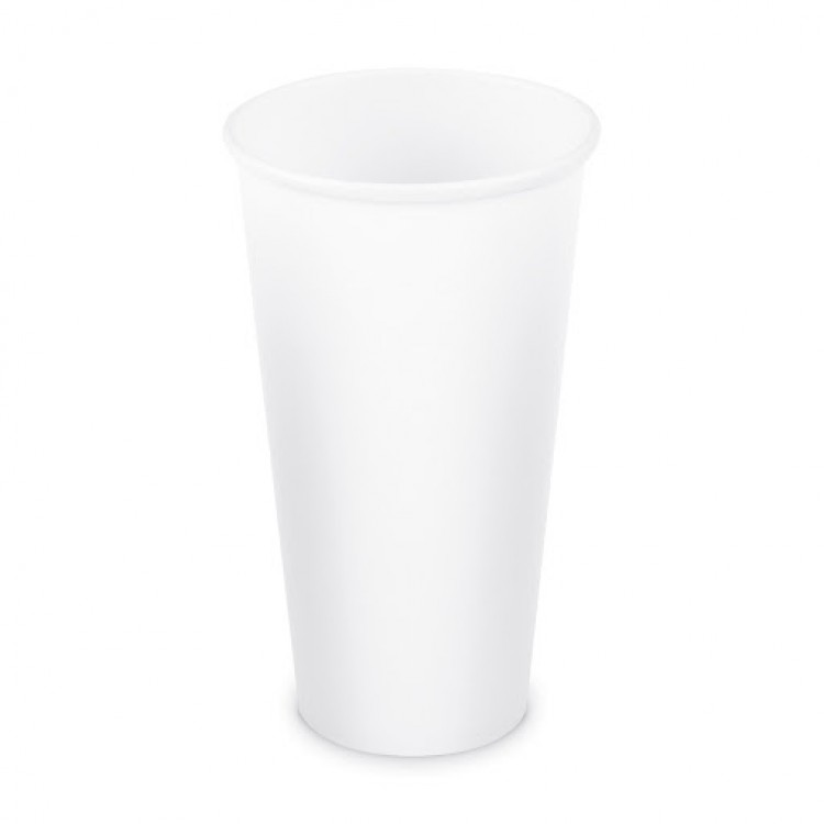 Pohár papierový veľkosť XXL 610 ml, pr. 90 mm Biely / bal. 50 ks
