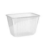 Vanička PP hranatá 2000 ml Priehľadná / bal. 50 ks