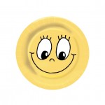 Tanier papierový pr. 23 cm Smajlík / bal. 10 ks