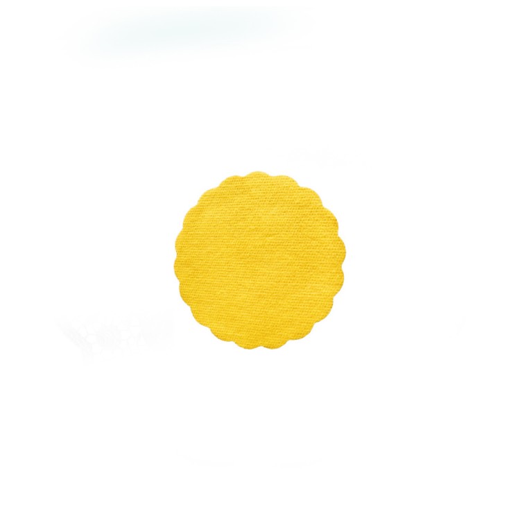 Rozetka pod šálku Premium pr. 9 cm Žltá / bal. 40 ks
