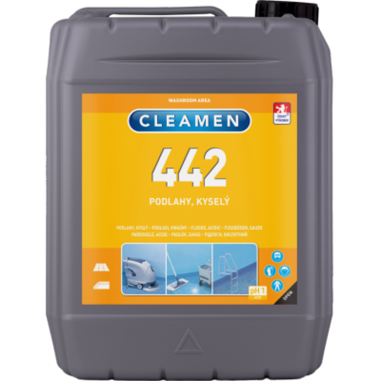 CLEAMEN 442 Vysokoúčinný kyselý čistič podláh 5 l