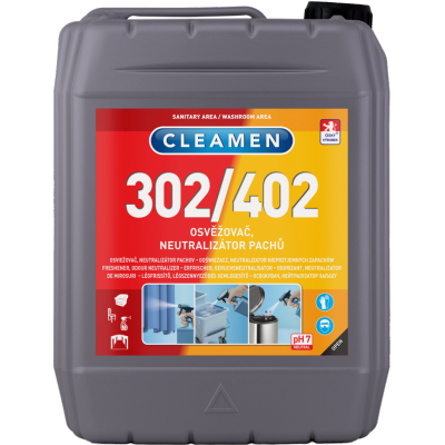 CLEAMEN 302/402 Neutralizátor pachov s vôňou na všetky povrchy 5 l