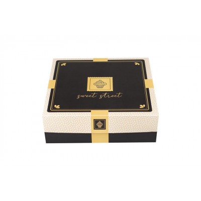 Krabica na zákusky, 25 x 25 x 8 cm, street [10 kg, 70 ks] č.26