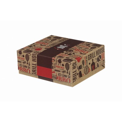 Papierový food box, 16 x 13,5 x 6 cm, enjoy [10 kg, 166 ks]